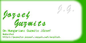 jozsef guzmits business card